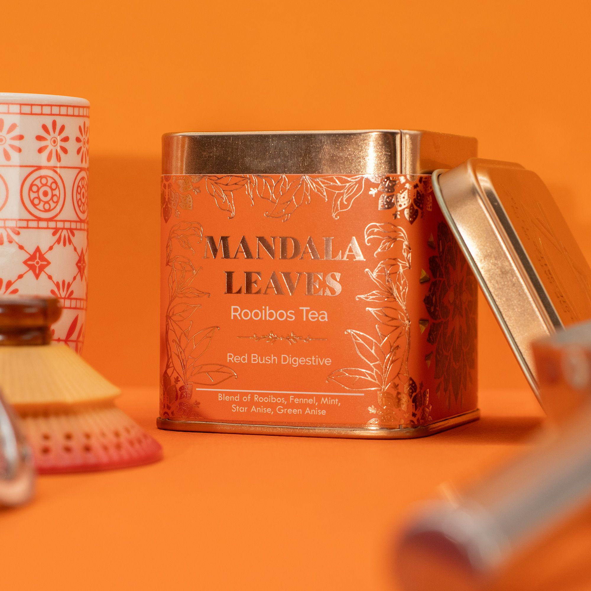 Thé Rooibos digestif - Infusion en boîte de 50 g – Image 3