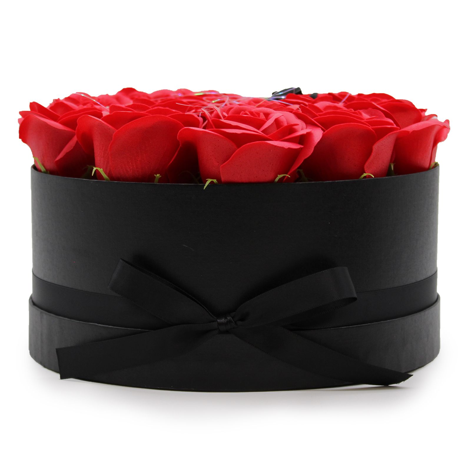Caja de Regalo - Flor de Jabón 14 Rosas rojo - ronda – Image 5