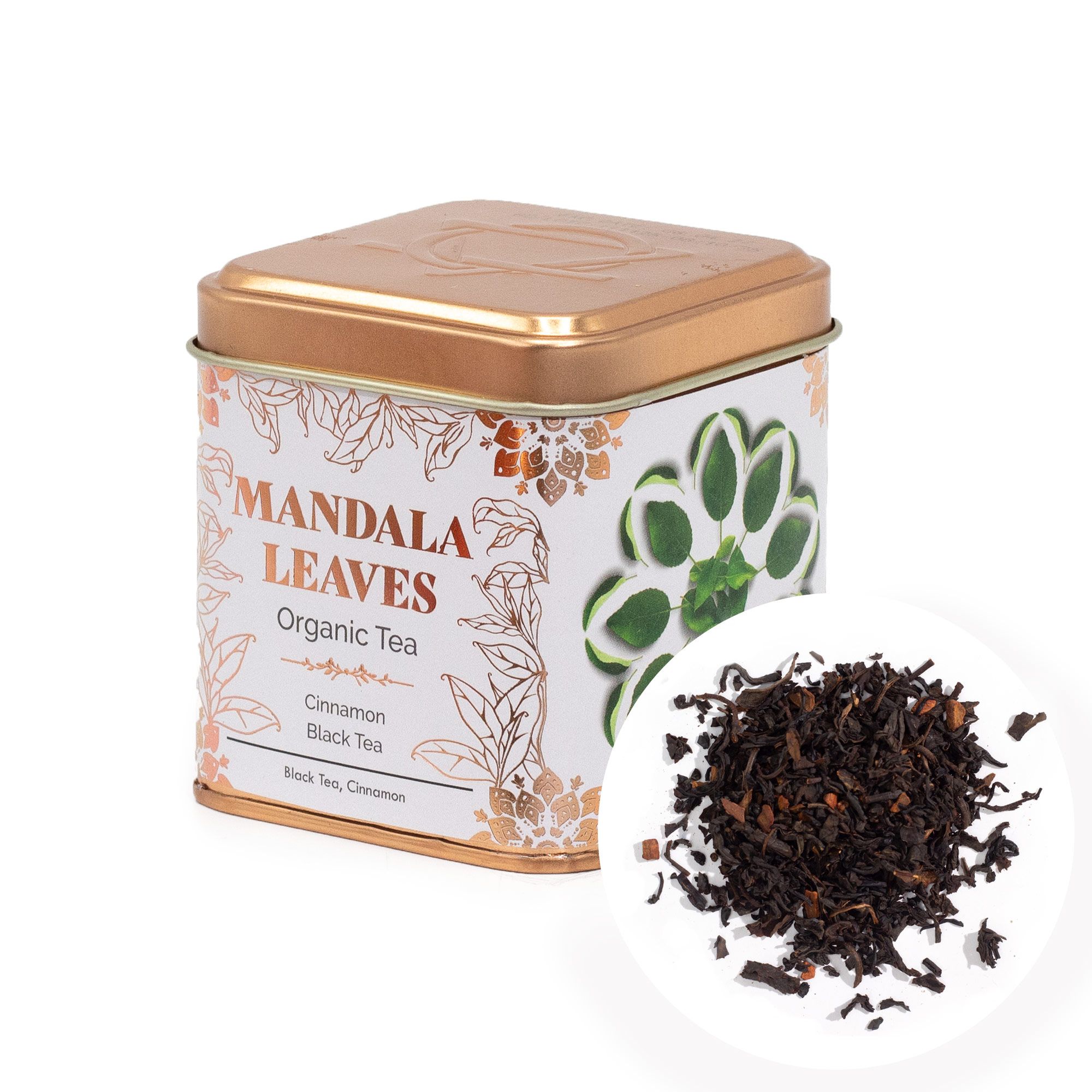 Té negro orgánico de canela de 50 g