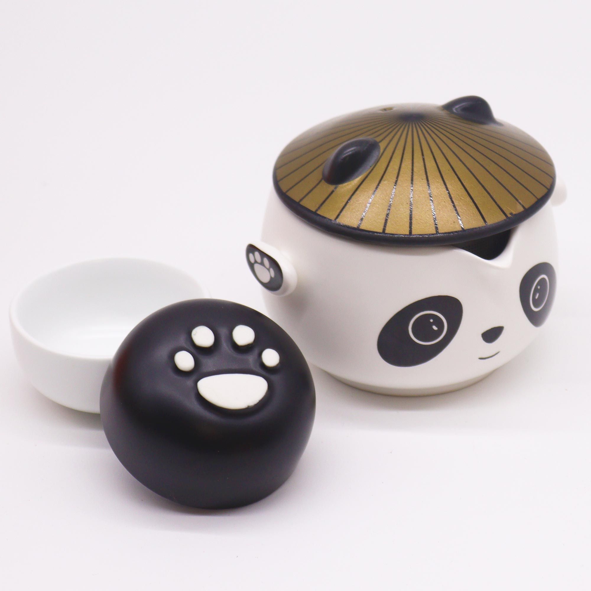 Set de tetera-Panda - Dos tazas & Estuche de viaje – Image 6
