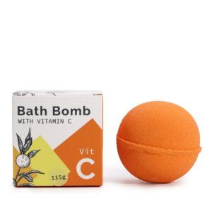 Bombe de bain à la vitamine C et aux huiles essentielles