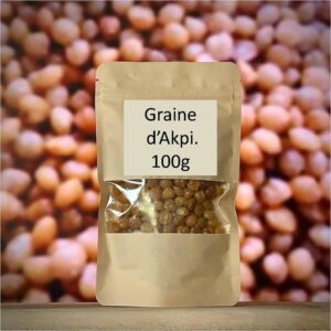 Akpi – Djansang – Graines africaines entières – Épice naturelle pour sauces et plats traditionnels – 100g