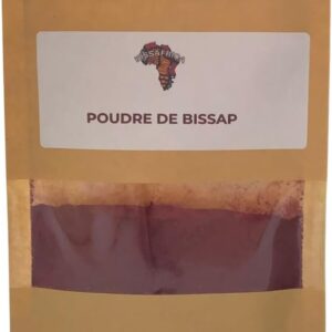 Hibiscus Poudre | Sabdariffa | Rose Sinensis | Poudre Naturelle Pour Les Cheveux Et La Peau | Prévenir Les Problèmes De Cheveux Et Minimiser Les Pores De La Peau - 100g