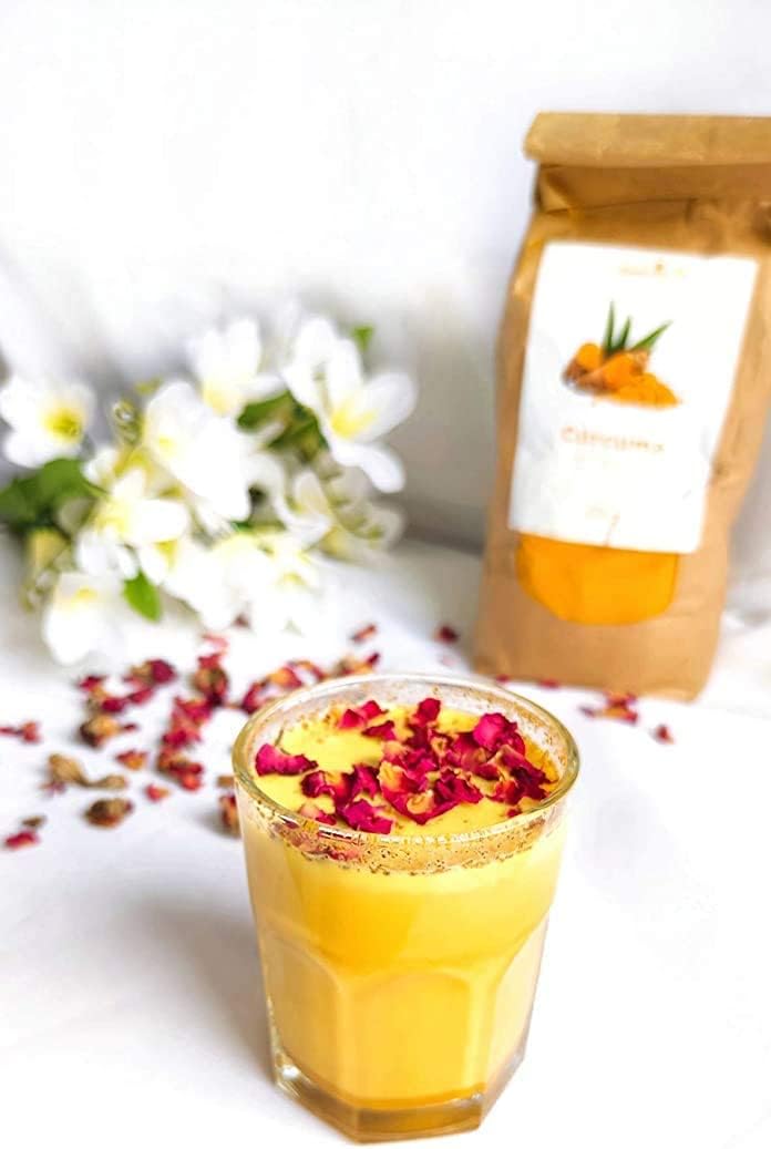 Poudre de curcuma sauvage - 100 gr - | Poudre de curcuma Kasturi | Curcuma Aromatica - Masque visage, peau naturellement éclatante et d'apparence jeune.