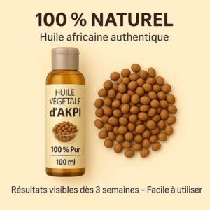 Huile Akpi/Djansang pour l'élargissement des fesses, 100 ml, agrandissez vos fesses sans chirurgie