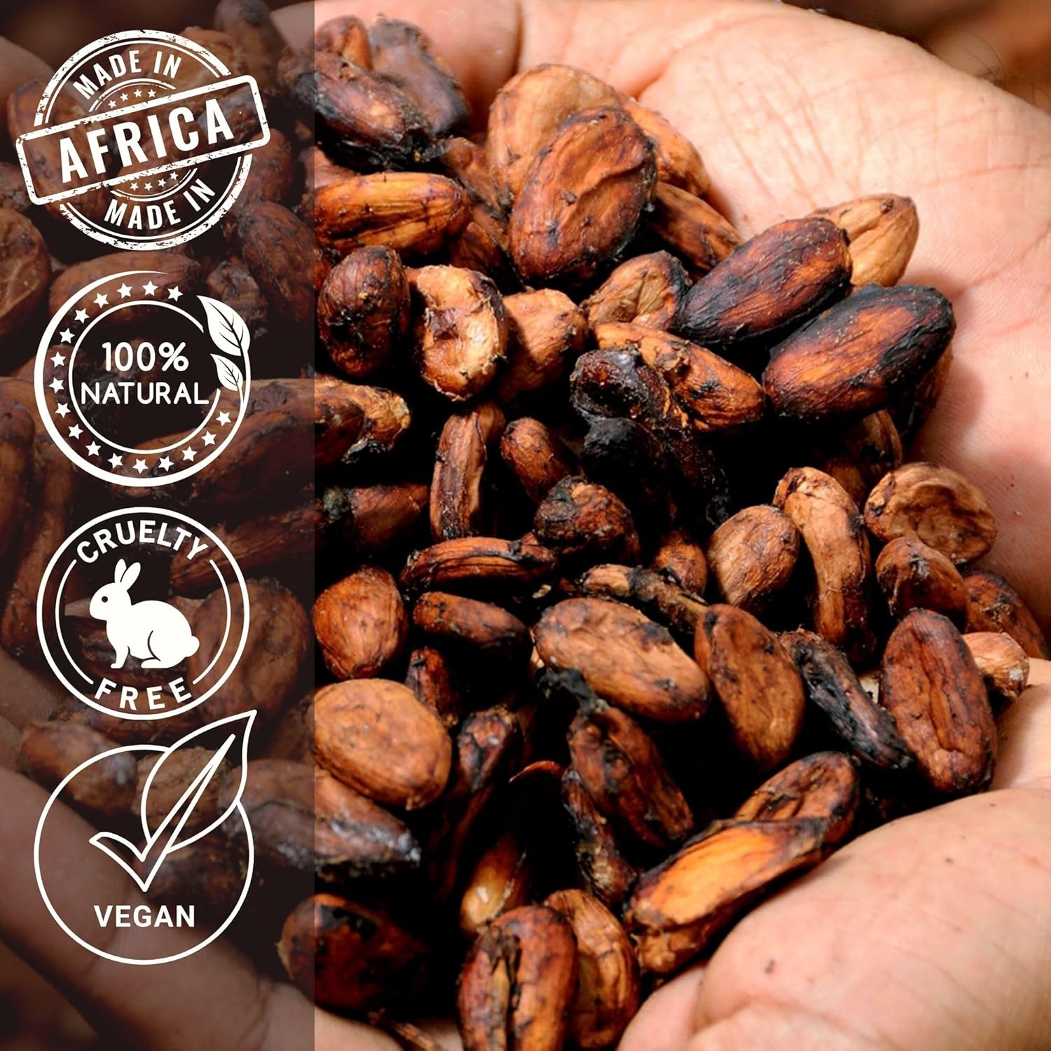 Beurre de Cacao 100g - Pur et Naturel - Non Raffiné - Meilleur pour Peau - Cheveux - Visage - Corps - Anti Rides - Idéal pour la Beauté - Relaxation - Massage - SPA – Image 3