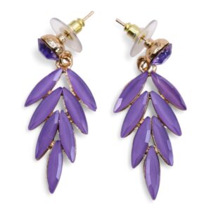 Pendientes de Cristal Vintage - Hadas - Lavanda