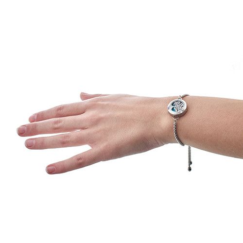 Bracelet chaîne d'aromathérapie - Arbre de vie - 20 mm – Image 6