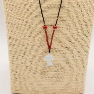 Collier Corde avec Pendentif Pierre Précieuse – Ange Opalite