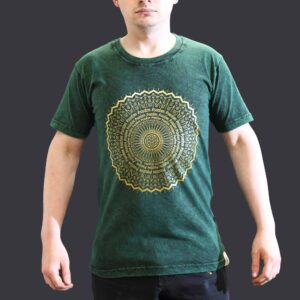 T-shirt Nomad Sari Small - Mandala - Vert
