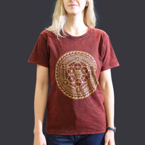 T-shirt Nomad Sari Small - Chakra - Bordeaux