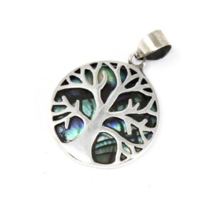 Colgante de Plata Árbol de la Vida 22mm – Abulón
